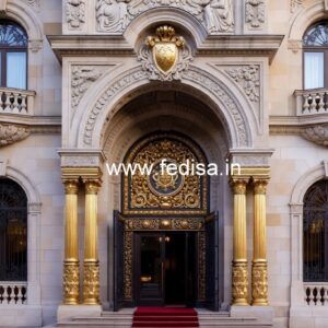 Modern Hotel Exterior Elevation Design Trends No-7323