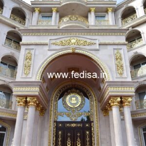 Elegant Resort Hotel Elevation Design Inspiration No-7330