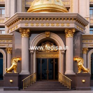 Beautiful Hotel Facade Design for Resorts No-7335
