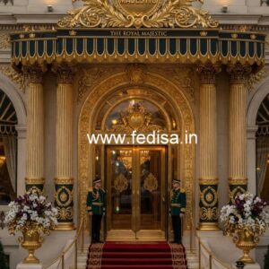 Hotel Elevation Design with Minimalist Style No-7346