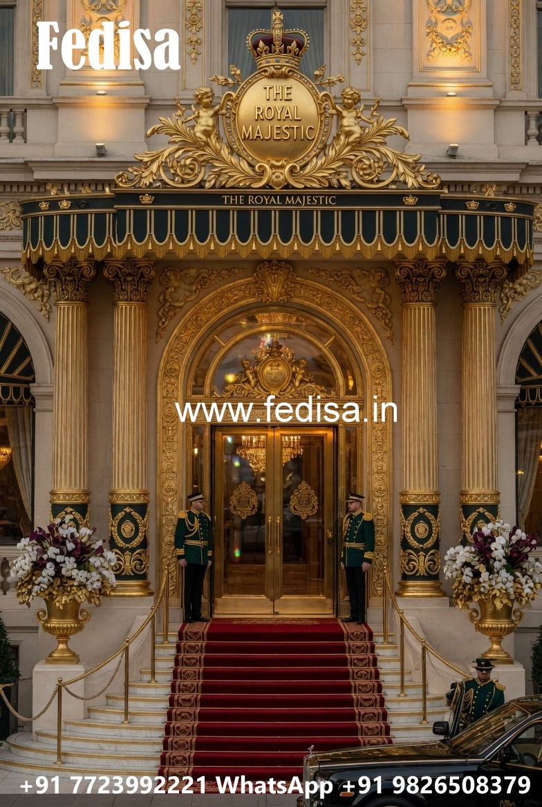 Hotel Elevation Design with Minimalist Style No-7346