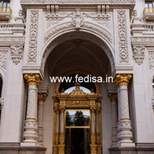 Hotel Elevation Design with Premium Materials No-7351