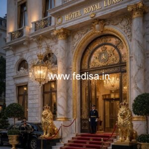 Luxury Hotel Front Facade Design Inspiration No-7353