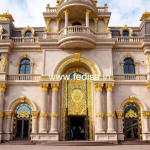 Premium Hotel Exterior Elevation for Urban Projects No-7359