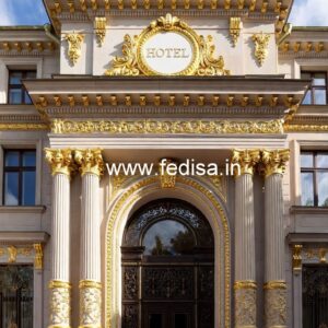 Grand Hotel Architecture Elevation Design No-7370
