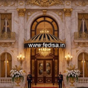 Elegant Luxury Hotel Elevation Design Ideas No-7372