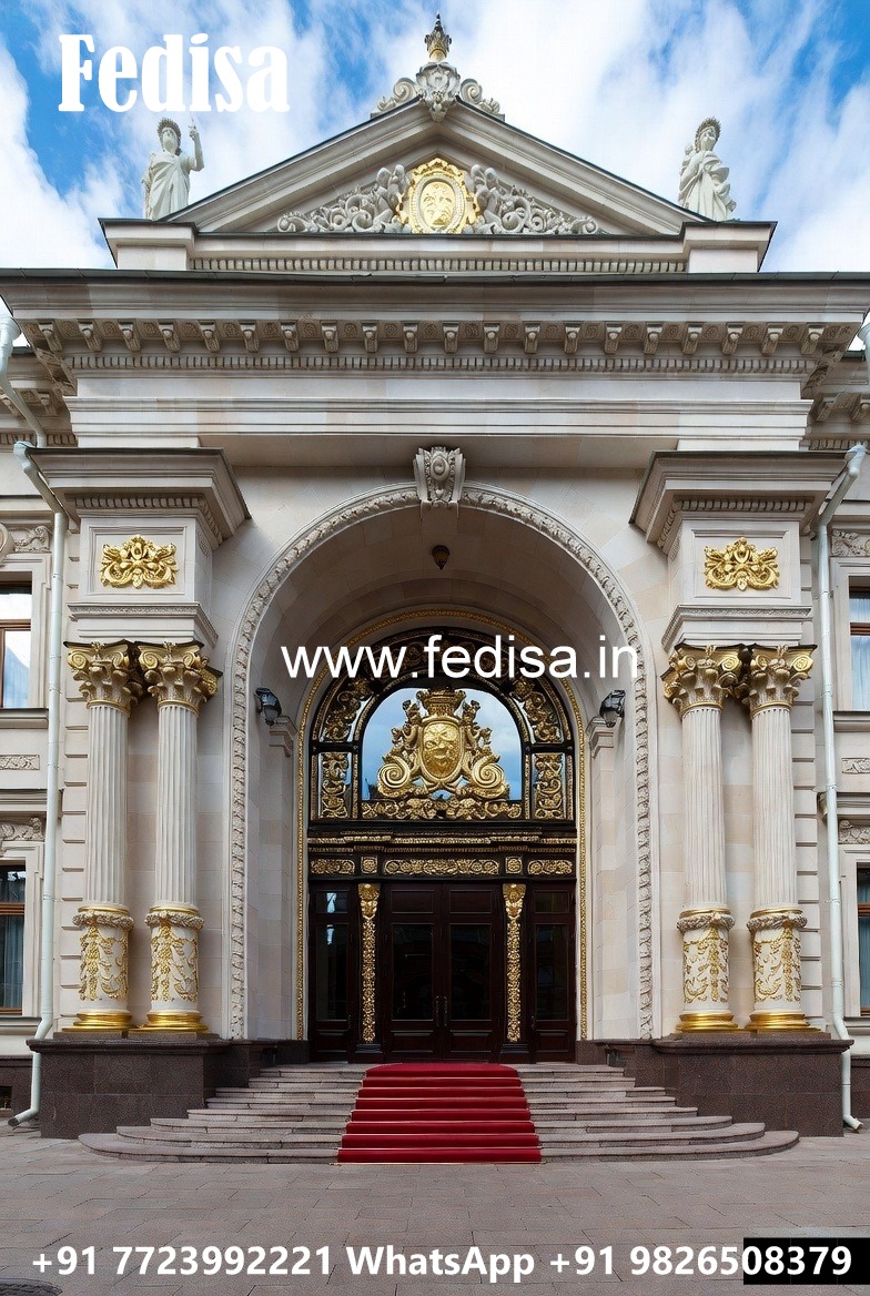 Hotel Front View Design with Contemporary Elements No-7376