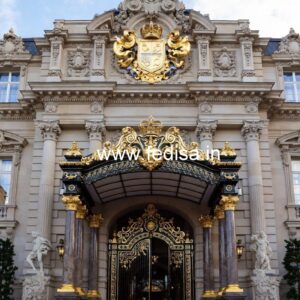 Hotel Elevation Design with Premium Entrance Style No-7384