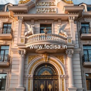 Grand Hotel Elevation Design for Luxury Stay No-7389