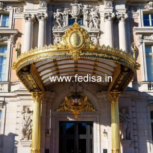Hotel Front Elevation Design No-7403