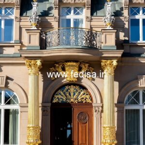 Hotel Entrance Elevation No-7419