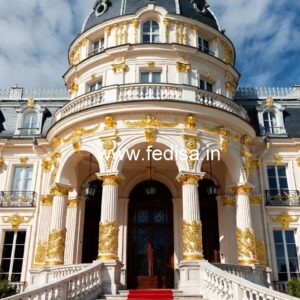 Elegant Hotel Front No-7446