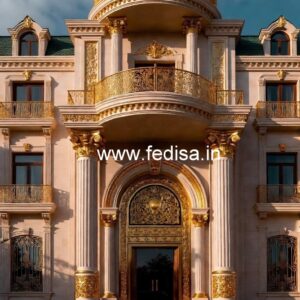 Stylish Luxury Hotel Elevation Architecture No-7616