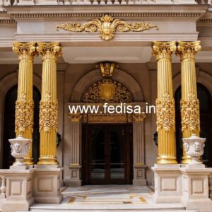 Luxury Hotel Front View Elevation Designs No-7617