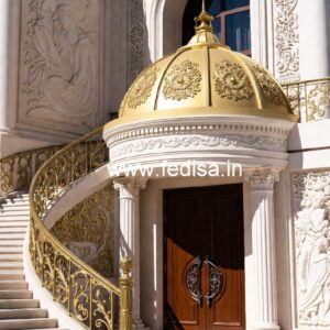 Luxury Hotel Entrance Elevation Design Ideas No-7623