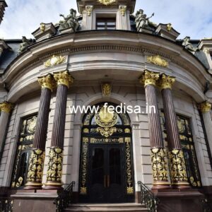 Modern Luxury Resort Front Elevation No-7626