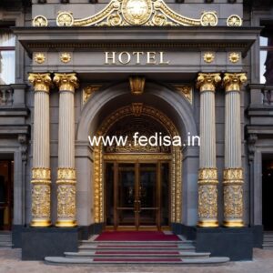 Stylish Luxury Hotel Front Architecture No-7637