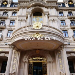 Luxury Hotel Main Entrance Elevation No-7659