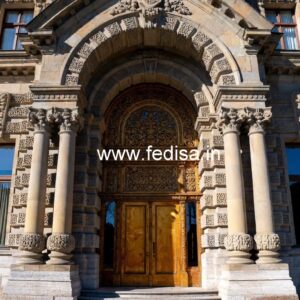 Luxury Hotel Exterior with Stone Cladding No-7677