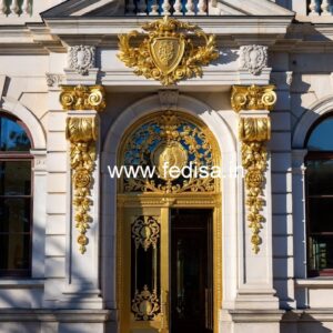 Luxury Hotel Exterior with Premium Materials No-7686