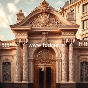 Stylish Luxury Exterior Design for Hotels No-7689