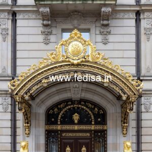 Luxury Hotel Elevation Ideas with Glass Finish No-7693
