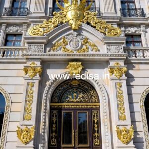 Stylish Luxury Hotel Entrance Elevation No-7743