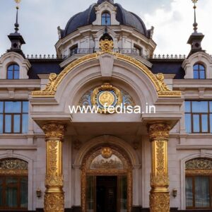 Luxury Hotel Elevation with Modern Texture No-7746