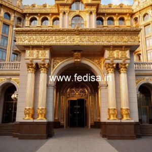 Stylish Luxury Hotel Elevation for Resorts No-7761