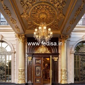 Luxury Hotel Exterior with Modern Glass Panels No-7766