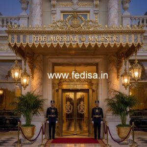 Modern Luxury Resort Front Elevation Design No-7772