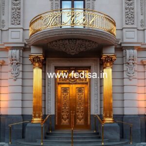 Contemporary Luxury Hotel Front Architecture No-7779