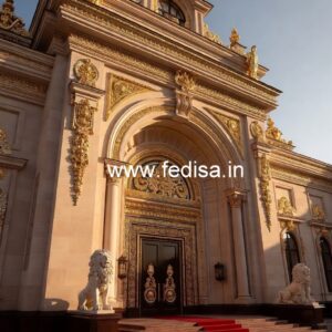 Luxury Hotel Exterior with Minimal Elegance No-7780