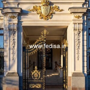 Modern Luxury Hotel Exterior with Elegant Lines No-7783