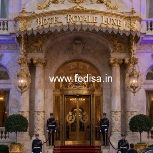 Luxury Hotel Exterior with Architectural Beauty No-7785