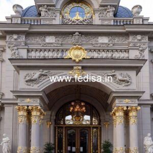 Luxury Hotel Exterior with Creative Architecture No-7794