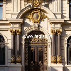 Hotel Entry Gate Design with Premium Exterior Style No-7818