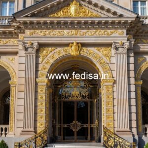Elegant Hotel Driveway Entrance Gate Design No-7821