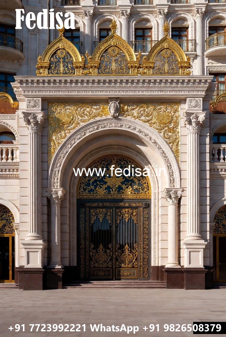 Elegant Resort Entrance Gate Design for Modern Hotels No-7832
