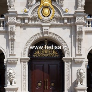 Hotel Entrance Gate Design with Royal Look No-7833