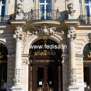 Hotel Entrance Gate Design with Traditional Touch No-7841