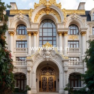 Hotel Front Entrance Design with Luxury Gate Style No-7850