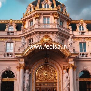 Hotel Entrance Gate Design with Minimalist Architecture No-7859