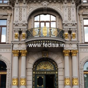 Contemporary Hotel Gate Design for Elegant Exterior No-7869