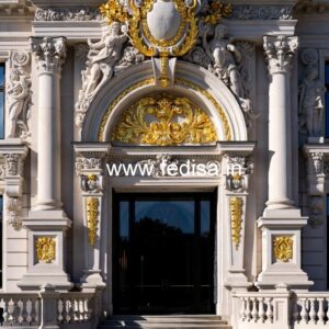 Premium Resort Entrance Gate Design for Luxury Hotels No-7873