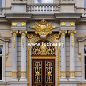 Modern Luxury Hotel Exterior Gate Design No. 7883