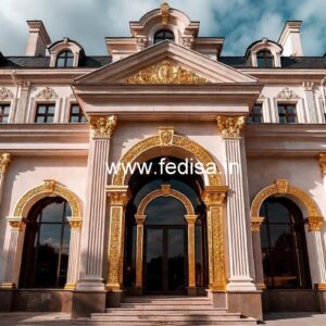 Contemporary Hotel Gate Design with Elegant Style No-7894
