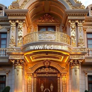 Grand Luxury Hotel Entrance Gate Design Inspiration No-7899