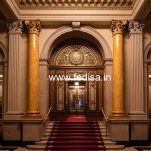 Premium Hotel Elevation Design for Luxury Resorts No-7907