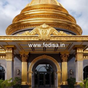 Hotel Elevation Design with Premium Exterior Finish No-7918